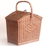 Wicker Picnic Basket with Lid, size - Small, Med, Large - Image 4