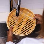 Bamboo Dim sum Basket, Round Steamer Basket With Lid | Great For Steaming Dim Sum, Buns, Dumplings, Vegetables, Fruits - Beige (Sizes: 6, 7, 8, 10, 12, 14  Inch) - Image 3