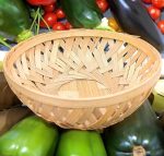 Handmade Bamboo Storage Basket, for Flowers, Dry Fruits, Chocolates - Image 3
