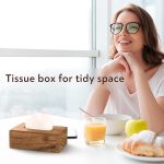 Wooden Tissue Box| Rosewood Napkin Box| Tissue Holder Organizer for Table, Home, Office, Car Or Spa | Rectangular Facial Paper Cloth Storage Case| Dispenser (9X5 Inches, Rosewood Plain) - Image 5