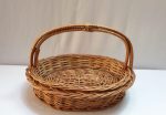 Decorative Multipurpose Storage and Gifting Oval Wicker Handle Basket - Set different sizes - Image 2