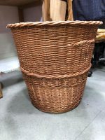 Wicker Laundry Basket | Wicker Basket For Storage | Clothes Organiser baskets | Catering Storage Baskets (Set of All 3 Sizes S, M & L, Beige) - Image 6