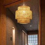 Handmade Natural Bamboo Hanging Lamp  | Eco-Friendly Ceiling Pendant Light for Home, Café & Restaurant - Image 3